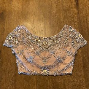 Size 4 Sherri Hill rhinestone top